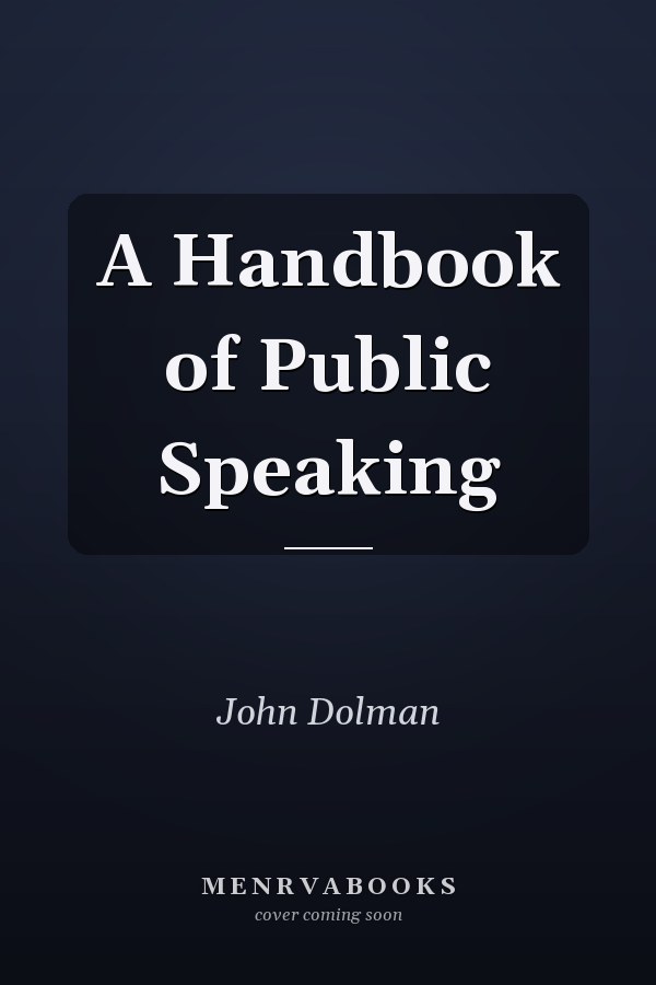 A Handbook of Public Speaking
