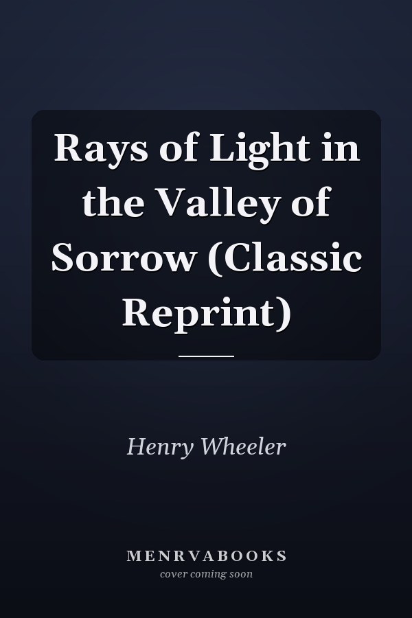 Rays of Light in the Valley of Sorrow (Classic Reprint)