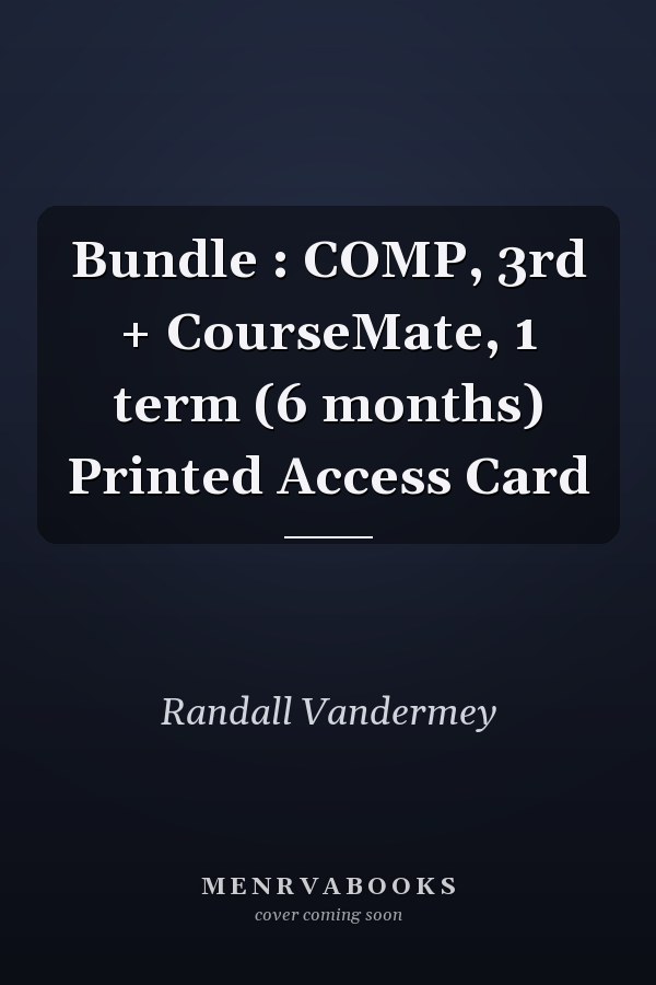 Bundle : COMP, 3rd + CourseMate, 1 term (6 months) Printed Access Card