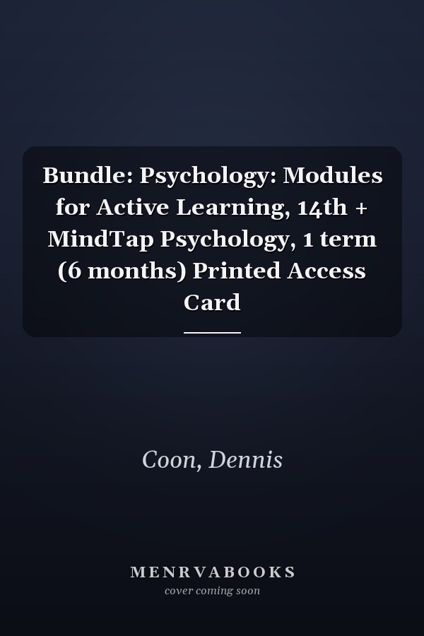 Bundle: Psychology: Modules for Active Learning, 14th + MindTap Psychology, 1 term (6 months) Printed Access Card