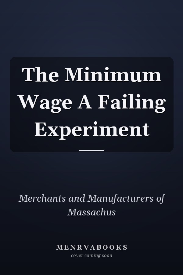 The Minimum Wage A Failing Experiment