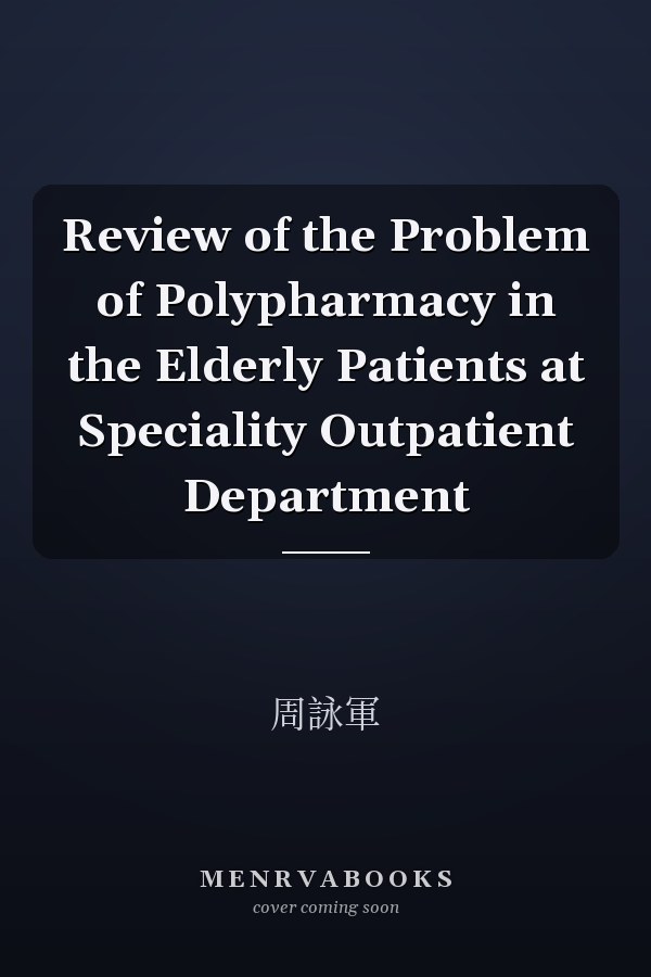Review of the Problem of Polypharmacy in the Elderly Patients at Speciality Outpatient Department