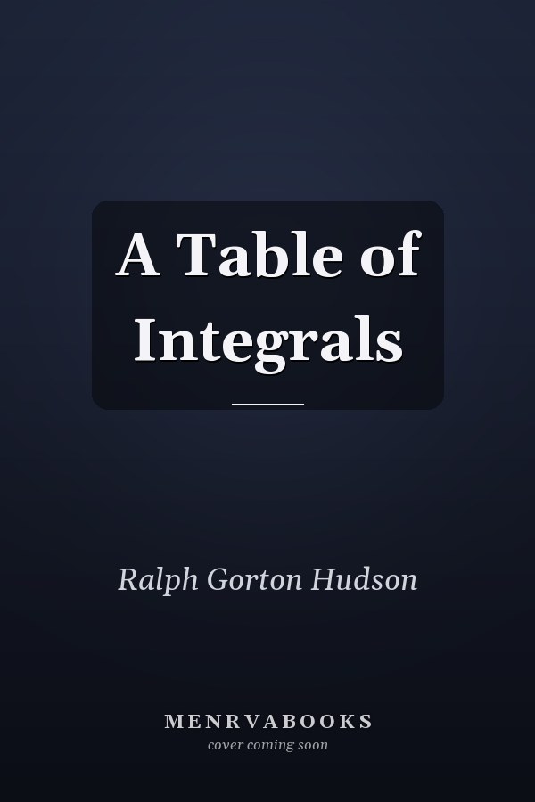 A Table of Integrals