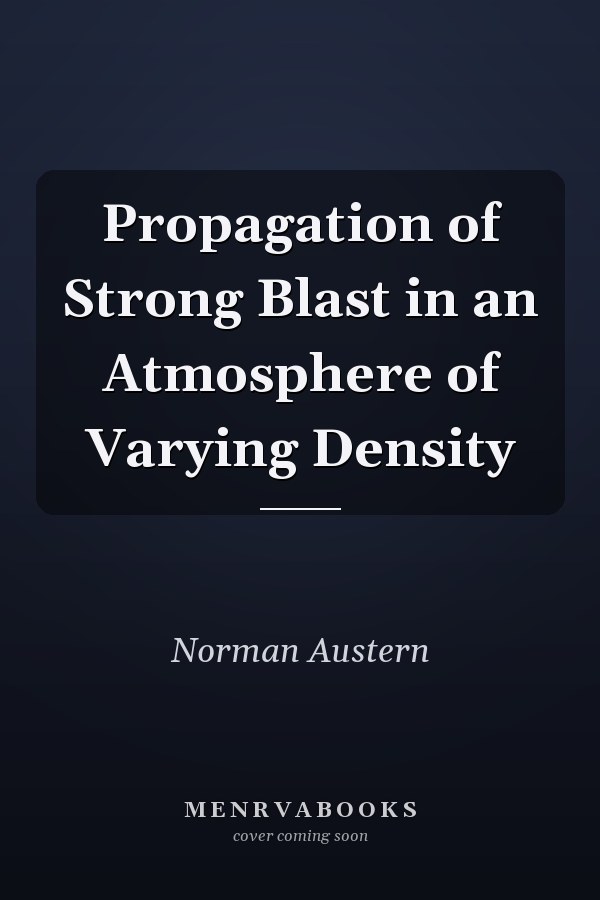 Propagation of Strong Blast in an Atmosphere of Varying Density