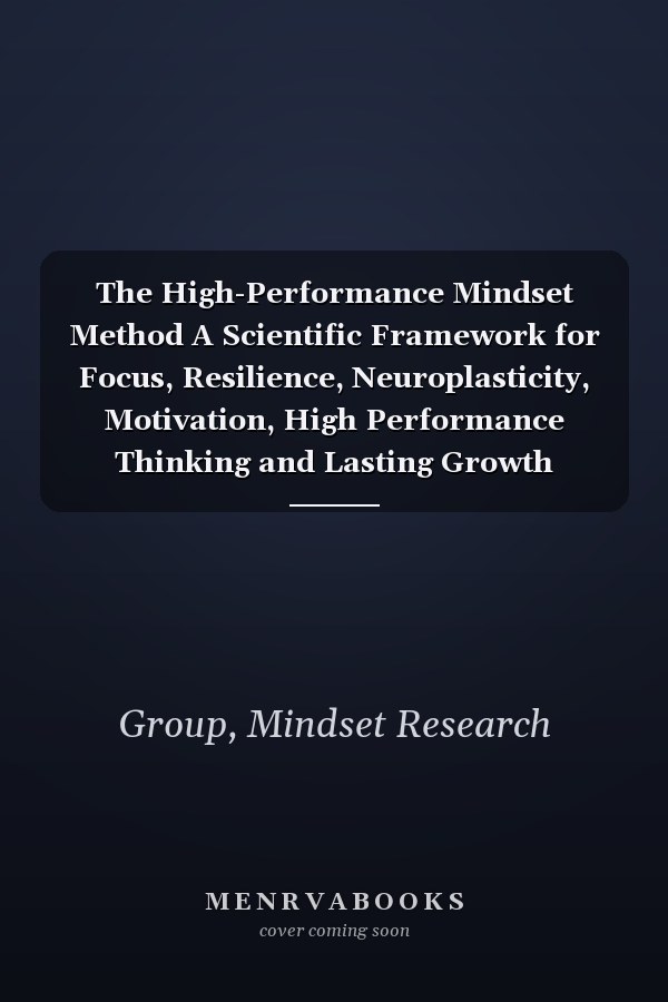 The High-Performance Mindset Method A Scientific Framework for Focus, Resilience, Neuroplasticity, Motivation, High Performance Thinking and Lasting Growth