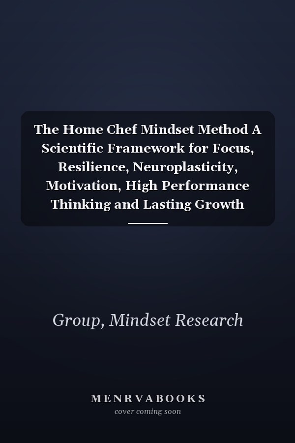 The Home Chef Mindset Method A Scientific Framework for Focus, Resilience, Neuroplasticity, Motivation, High Performance Thinking and Lasting Growth
