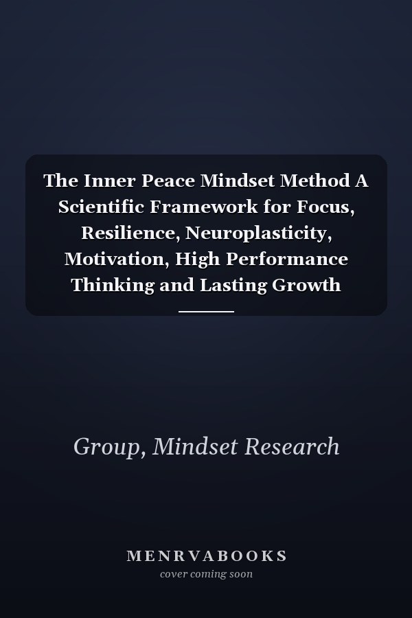 The Inner Peace Mindset Method A Scientific Framework for Focus, Resilience, Neuroplasticity, Motivation, High Performance Thinking and Lasting Growth