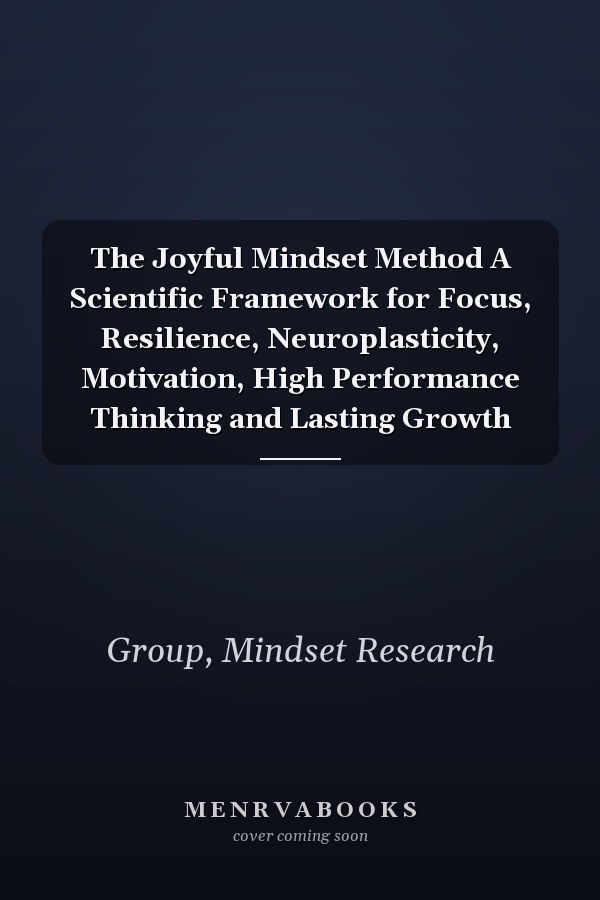 The Joyful Mindset Method A Scientific Framework for Focus, Resilience, Neuroplasticity, Motivation, High Performance Thinking and Lasting Growth