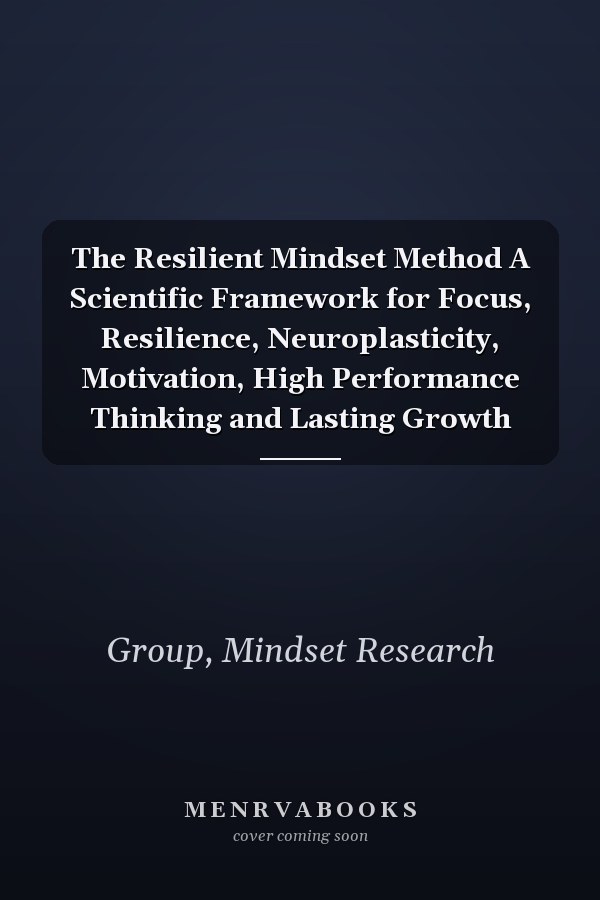 The Resilient Mindset Method A Scientific Framework for Focus, Resilience, Neuroplasticity, Motivation, High Performance Thinking and Lasting Growth
