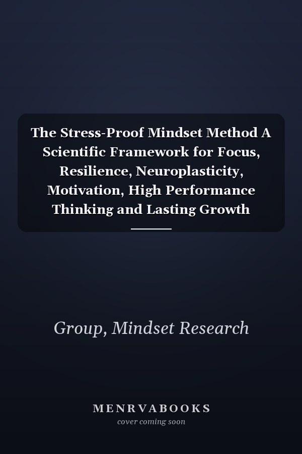 The Stress-Proof Mindset Method A Scientific Framework for Focus, Resilience, Neuroplasticity, Motivation, High Performance Thinking and Lasting Growth