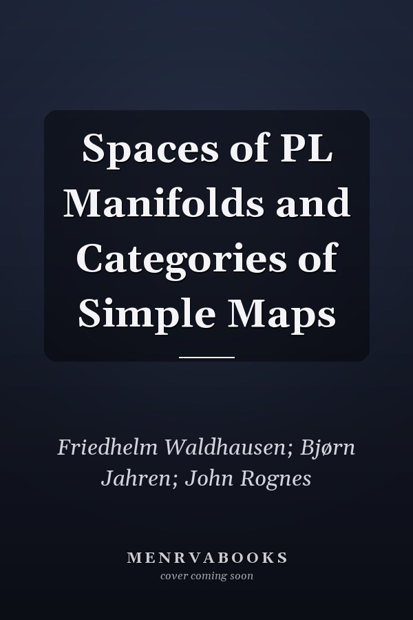 Spaces of PL Manifolds and Categories of Simple Maps
