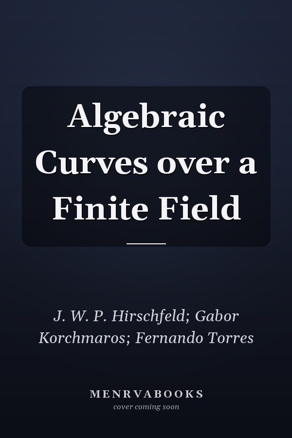 Algebraic Curves over a Finite Field