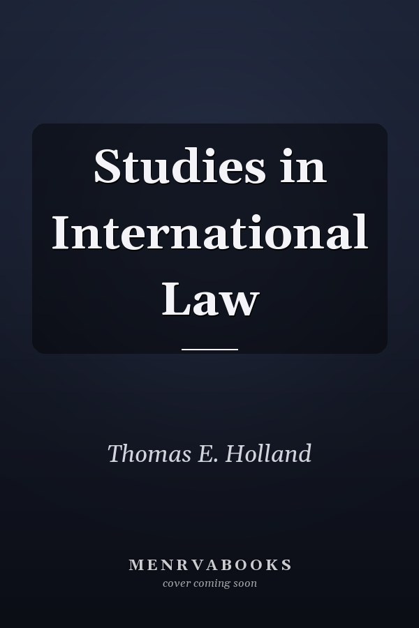 Studies in International Law