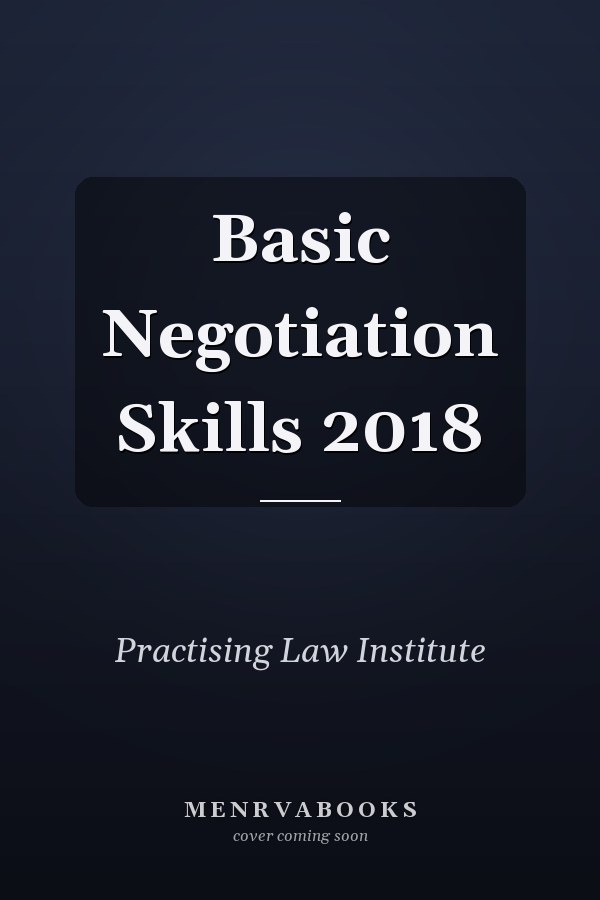 Basic Negotiation Skills