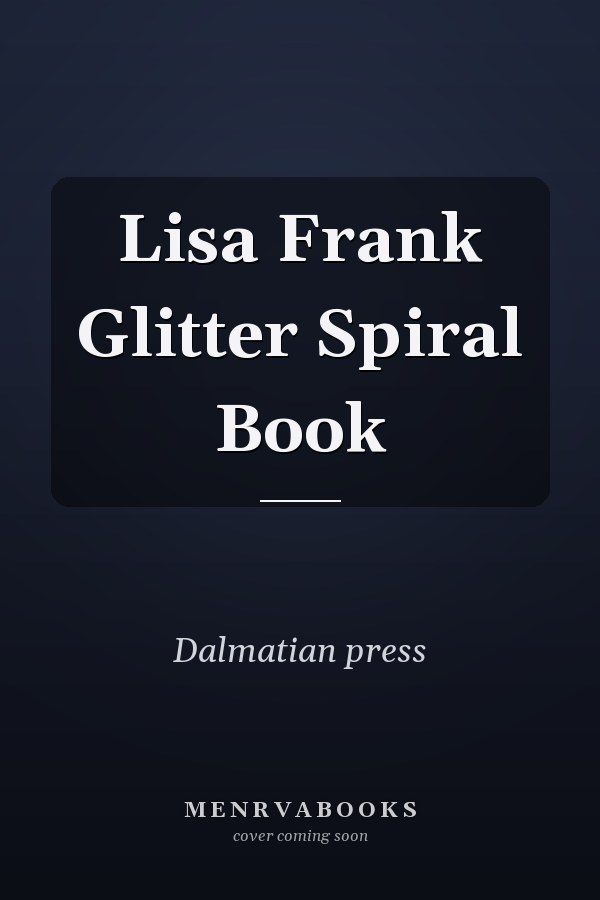 Lisa Frank Glitter Spiral Book