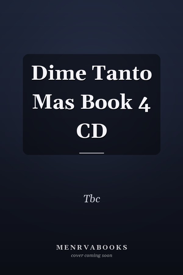 Dime Tanto Mas Book 4 CD