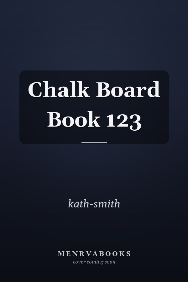 Chalk Board Book 123