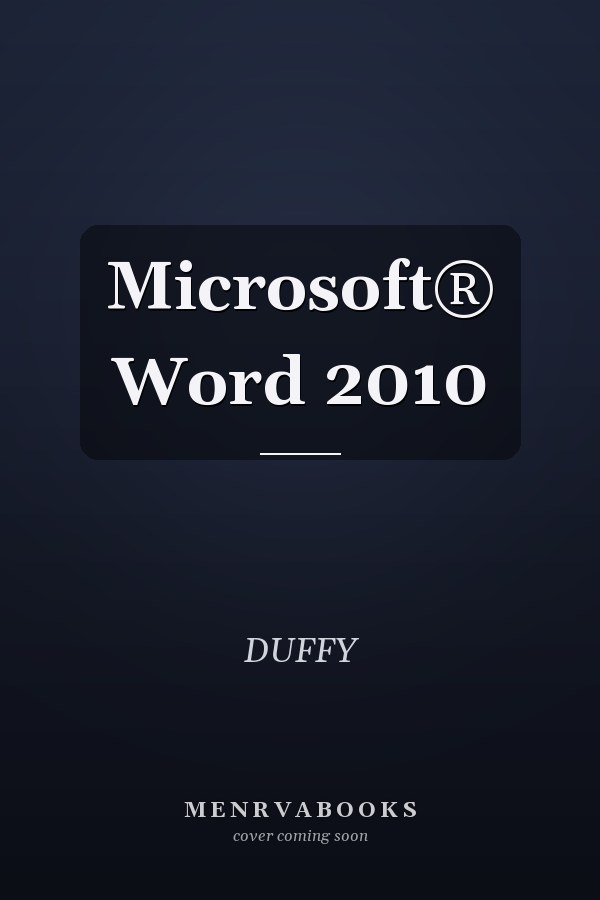 Microsoft® Word 2010