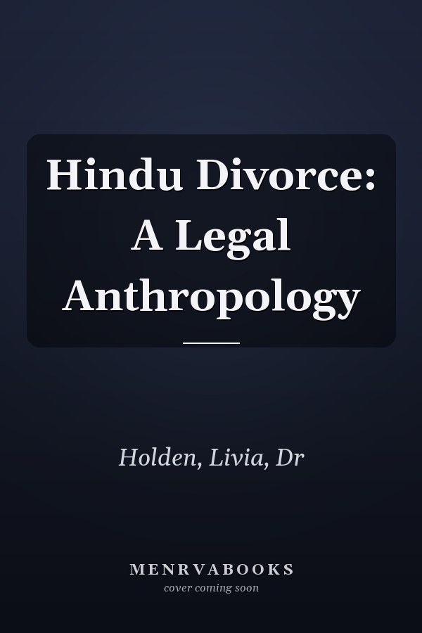 Hindu Divorce: A Legal Anthropology