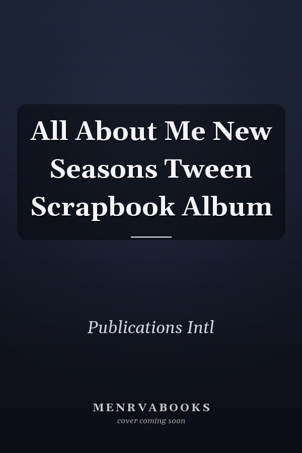 All About Me New Seasons Tween Scrapbook Album