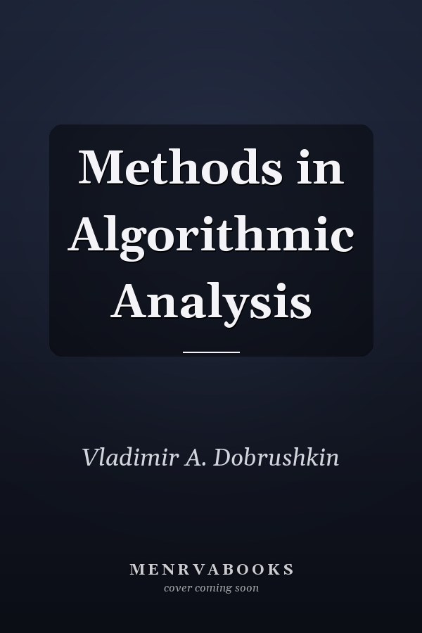 Methods in Algorithmic Analysis