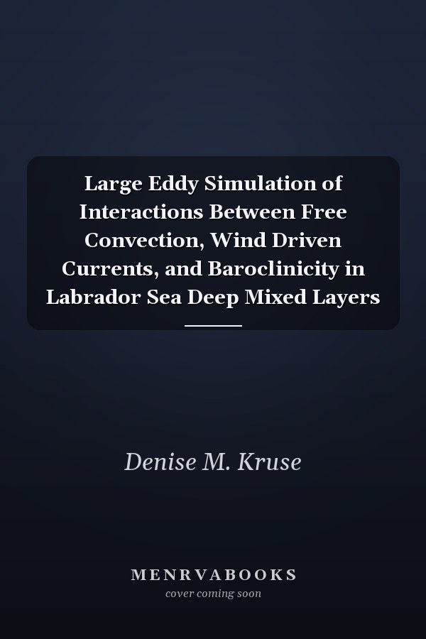 Large Eddy Simulation of Interactions Between Free Convection, Wind Driven Currents, and Baroclinicity in Labrador Sea Deep Mixed Layers