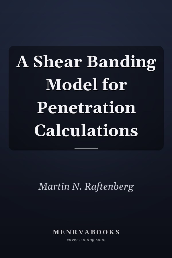 A Shear Banding Model for Penetration Calculations