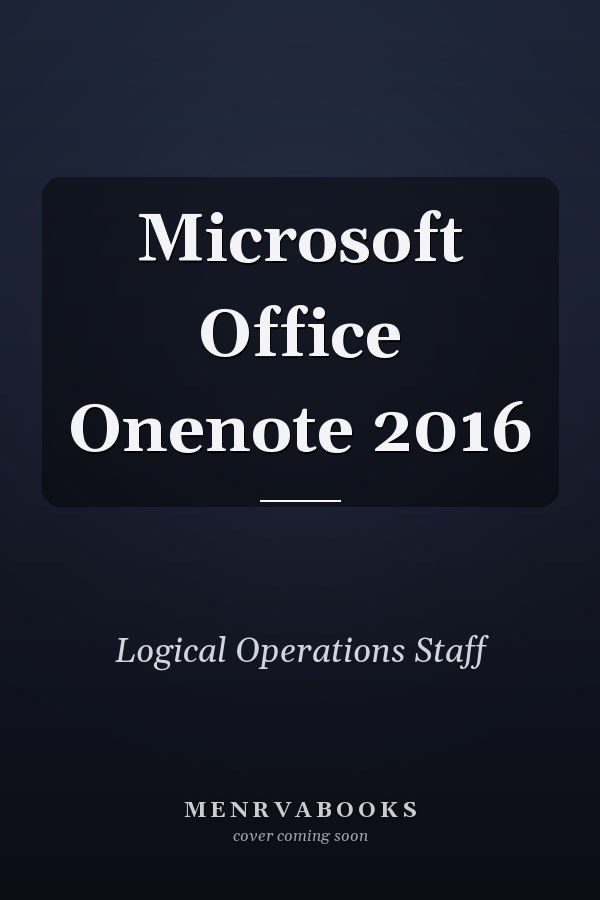 Microsoft Office Onenote 2016