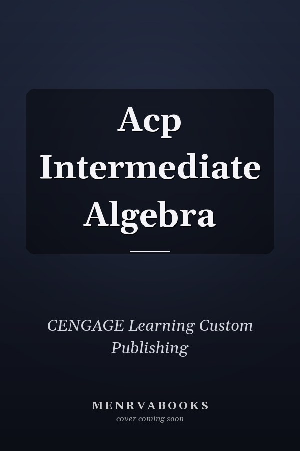 Acp Intermediate Algebra