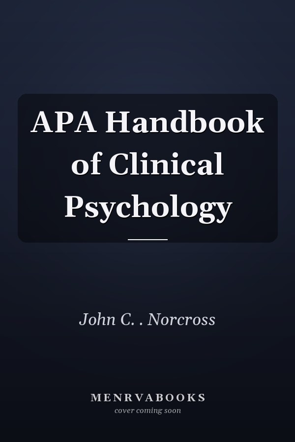 APA Handbook of Clinical Psychology