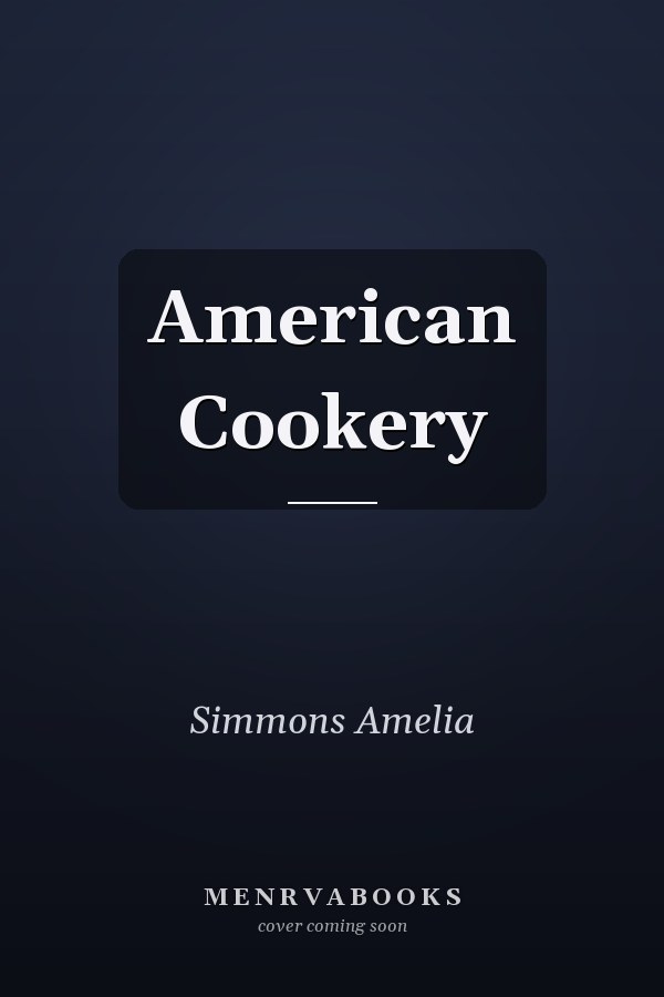 American Cookery