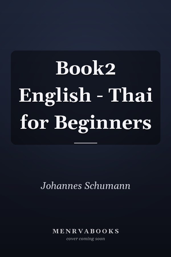 Book2 English - Thai for Beginners