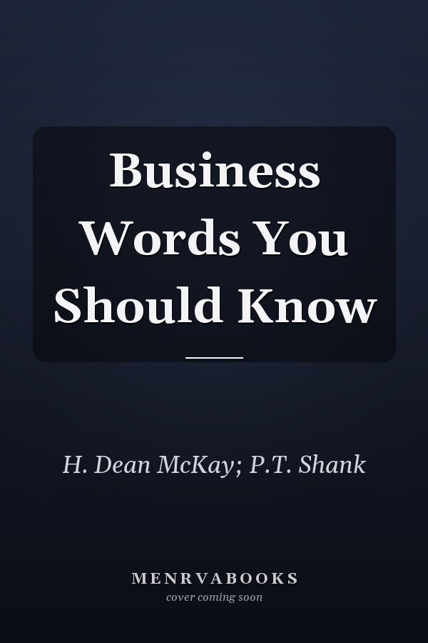 Business Words You Should Know