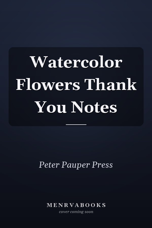 Watercolor Flowers Thank You Notes