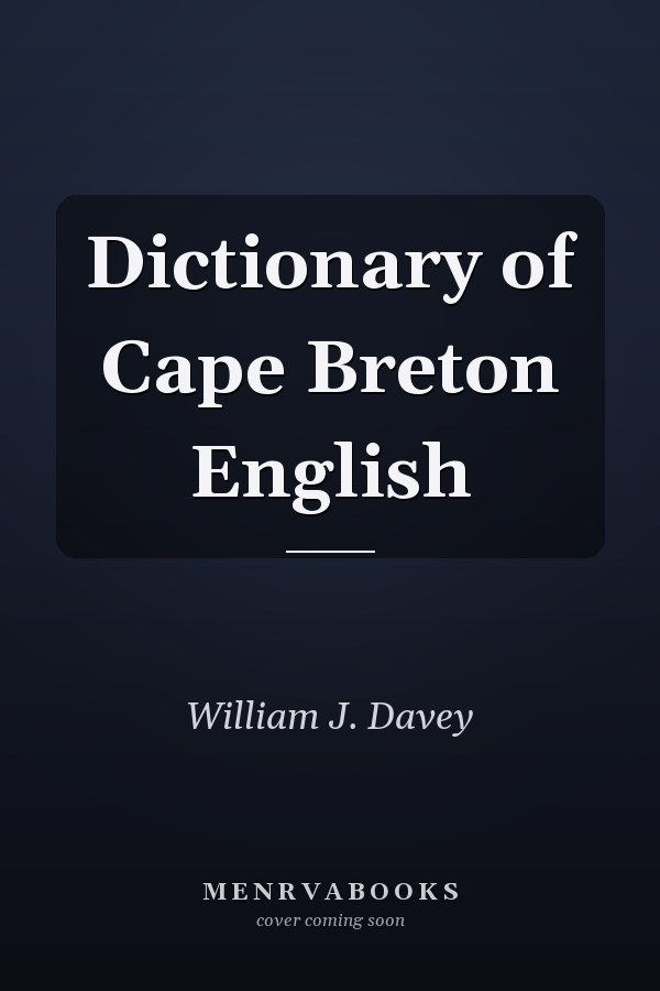 Dictionary of Cape Breton English