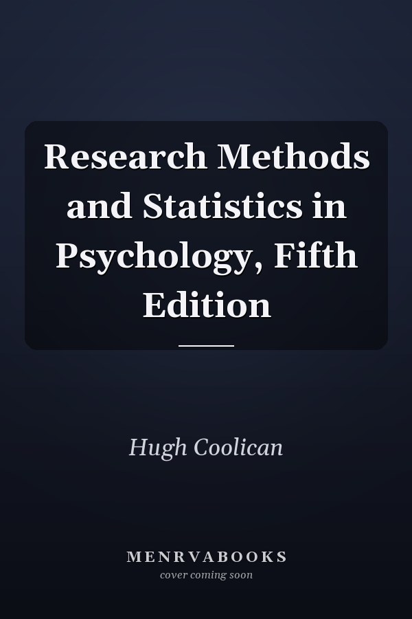 Research Methods and Statistics in Psychology, Fifth Edition