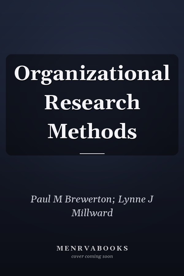 Organizational Research Methods