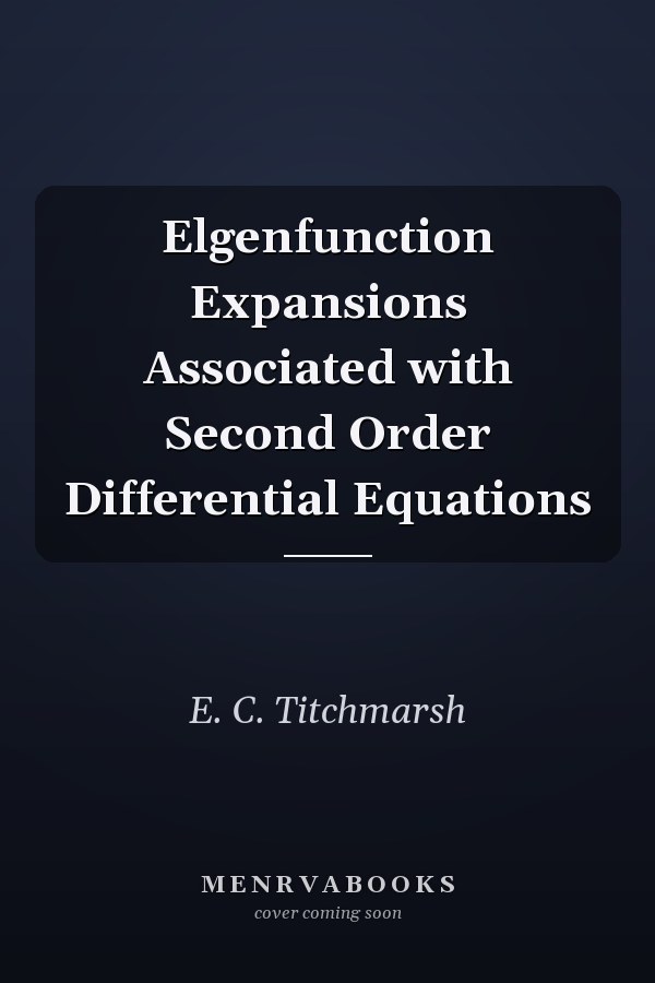 Elgenfunction Expansions Associated with Second Order Differential Equations