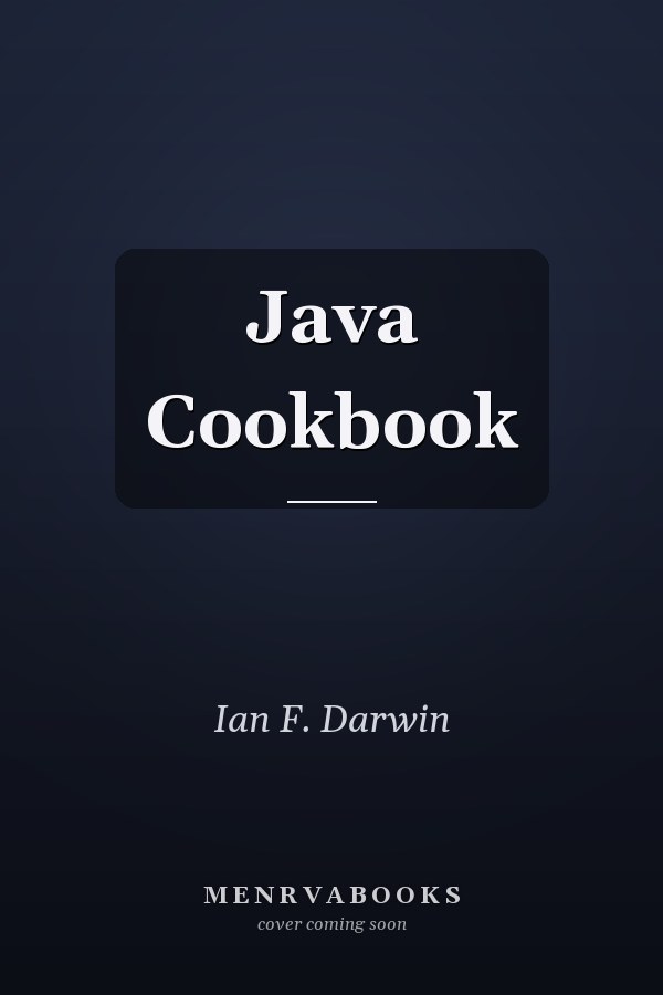 Java Cookbook