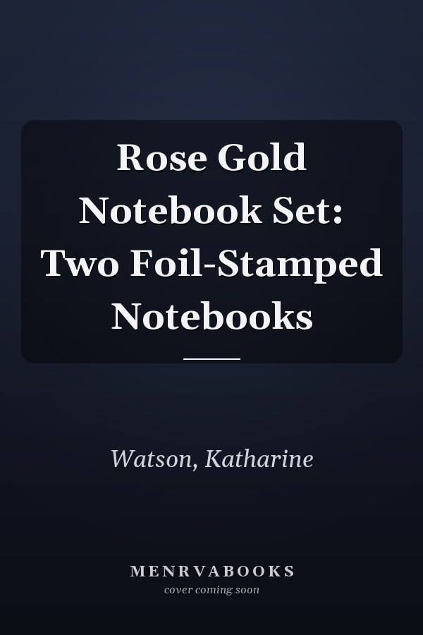Rose Gold Notebook Set: Two Foil-Stamped Notebooks