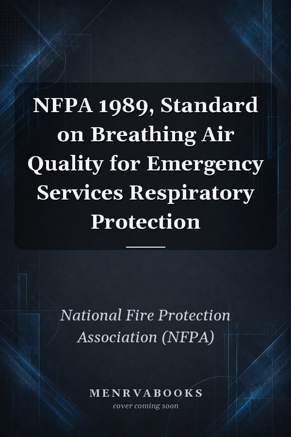 NFPA 1989, Standard on Breathing Air Quality for Emergency Services Respiratory Protection