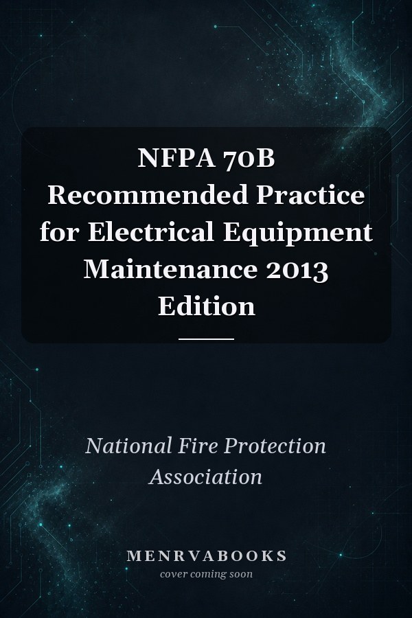 NFPA 70B Recommended Practice for Electrical Equipment Maintenance 2013 Edition