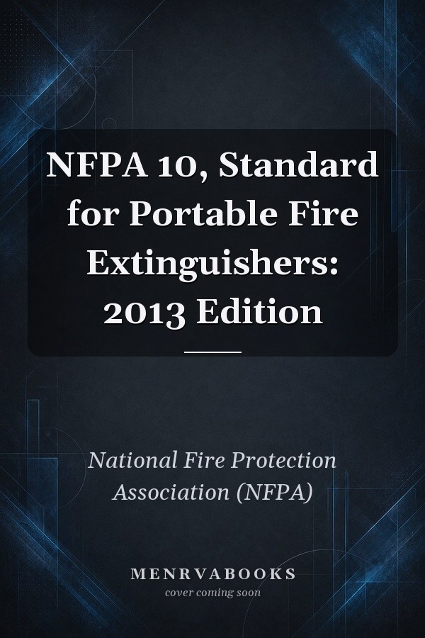 NFPA 10, Standard for Portable Fire Extinguishers: 2013 Edition