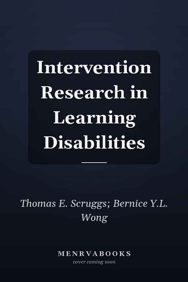 Intervention Research in Learning Disabilities