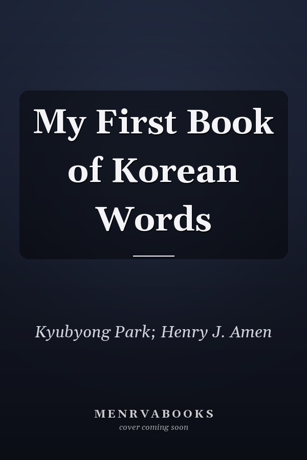 My First Book of Korean Words