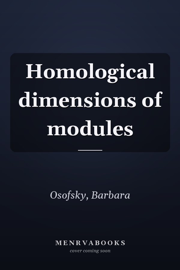 Homological dimensions of modules