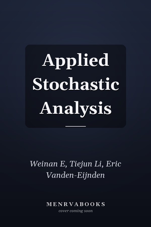 Applied Stochastic Analysis