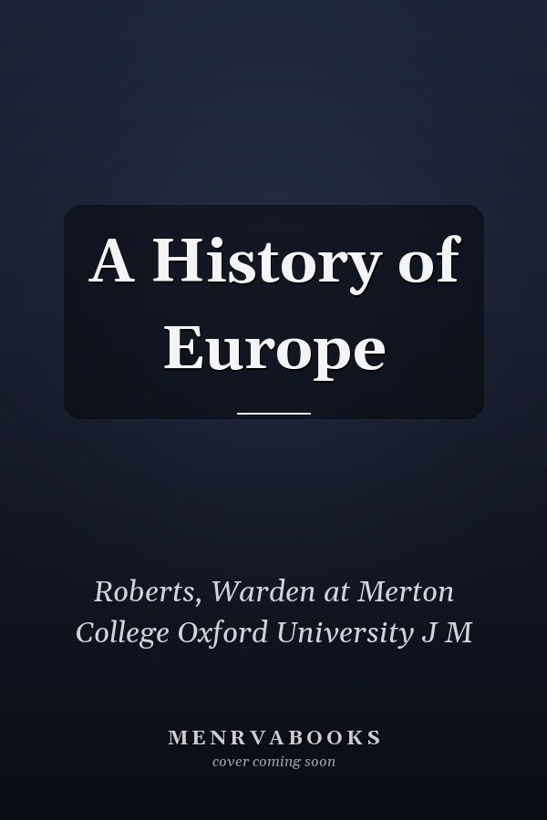 A History of Europe