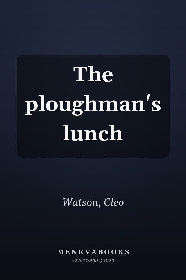 The ploughman's lunch