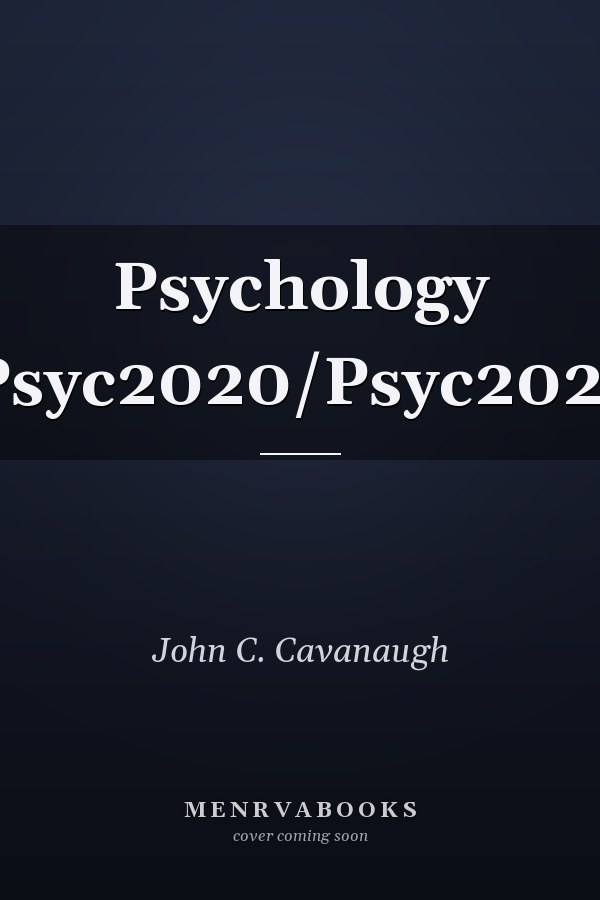 Psychology Psyc2020/Psyc2021